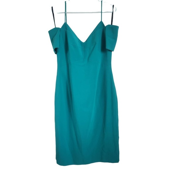 Black Halo Dresses & Skirts - Black‎ Halo Teal Off Shoulder Dress Size 12